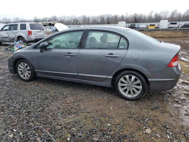 2HGFA16569H366426 - 2009 HONDA CIVIC LX GRAY photo 2