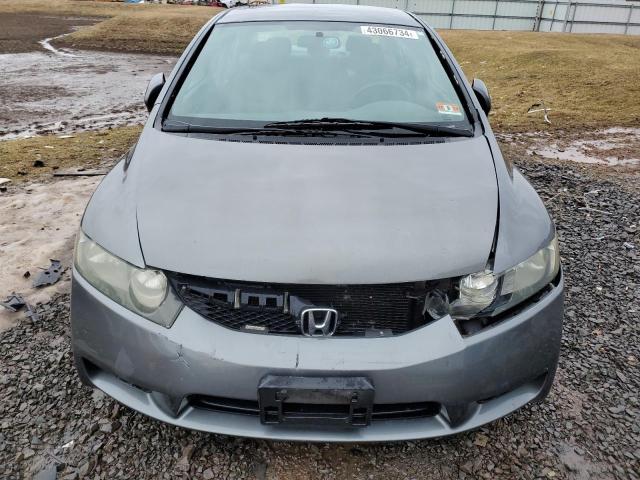 2HGFA16569H366426 - 2009 HONDA CIVIC LX GRAY photo 5