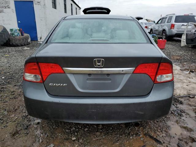 2HGFA16569H366426 - 2009 HONDA CIVIC LX GRAY photo 6