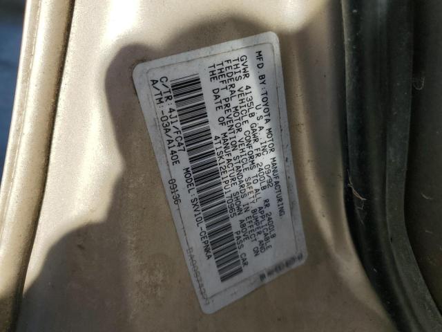 4T1SK12E1PU170965 - 1993 TOYOTA CAMRY LE TAN photo 12