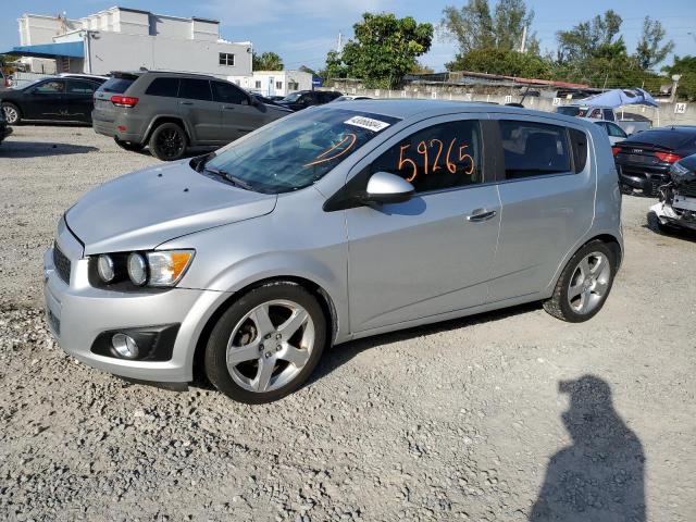 1G1JE6SB8G4151705 - 2016 CHEVROLET SONIC LTZ SILVER photo 1