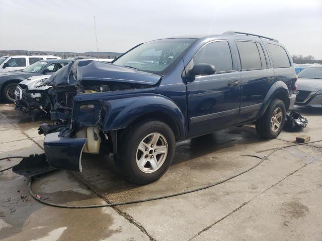 1D4HD48N95F619153 - 2005 DODGE DURANGO SLT BLUE photo 1