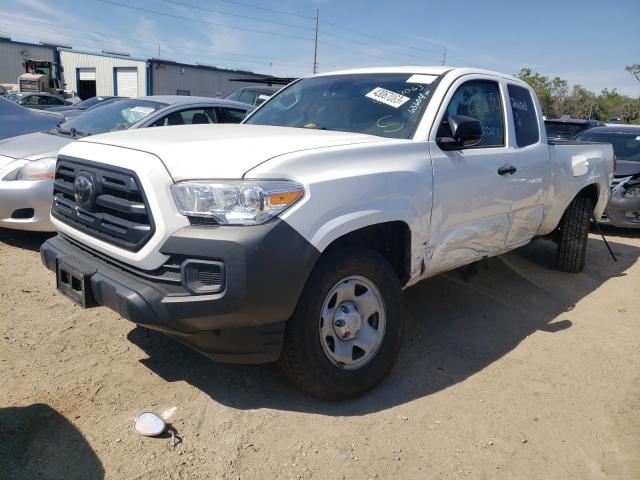 5TFSX5EN0KX067102 - 2019 TOYOTA TACOMA ACCESS CAB WHITE photo 1