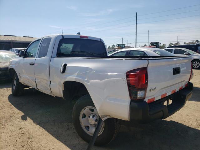 5TFSX5EN0KX067102 - 2019 TOYOTA TACOMA ACCESS CAB WHITE photo 2