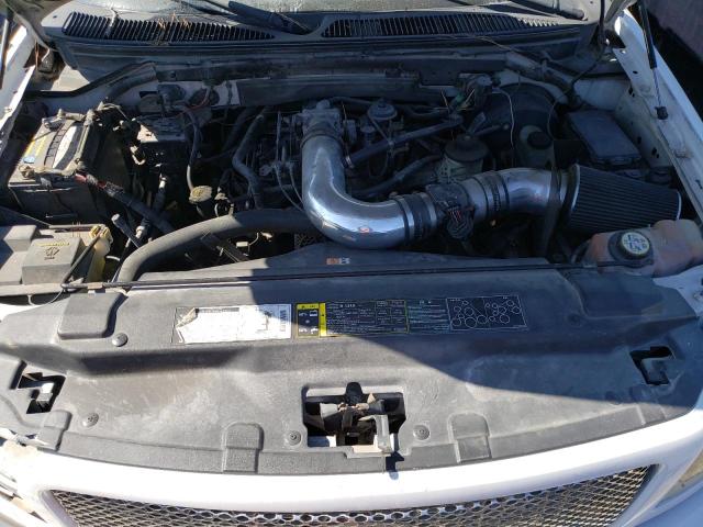 1FTRW07L81KA84757 - 2001 FORD F150 SUPERCREW WHITE photo 11