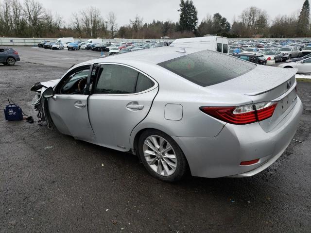 JTHBW1GG6D2036381 - 2013 LEXUS ES 300H SILVER photo 2