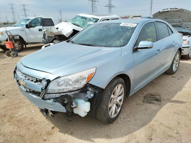 1G11H5SA4DU130354 - 2013 CHEVROLET MALIBU LTZ 蓝色 照片 2