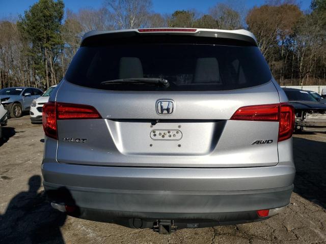 5FNYF6H55GB011477 - 2016 HONDA PILOT EXL SILVER photo 6