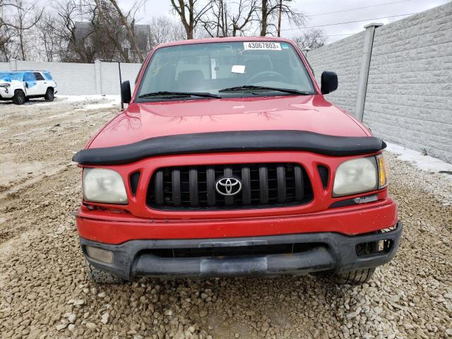 5TEWN72N12Z058618 - 2002 TOYOTA TACOMA XTRACAB RED photo 5