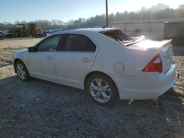 3FAHP0HA9CR254411 - 2012 FORD FUSION SE WHITE photo 2