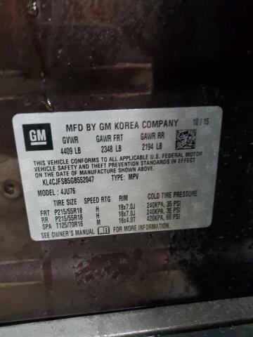 KL4CJFSB5GB552047 - 2016 BUICK ENCORE CONVENIENCE 勃艮第红 照片 13