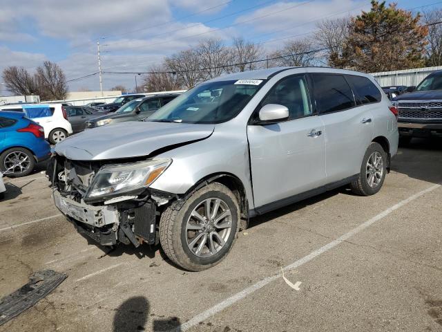 5N1AR2MM7DC658739 - 2013 NISSAN PATHFINDER S SILVER photo 1