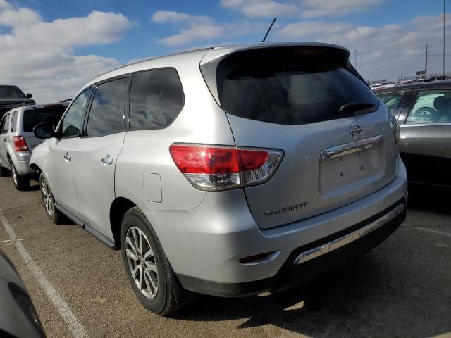 5N1AR2MM7DC658739 - 2013 NISSAN PATHFINDER S SILVER photo 2