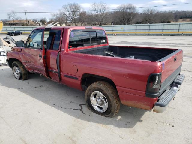 1B7HC13Z6WJ127946 - 1998 DODGE RAM 1500 MAROON photo 2