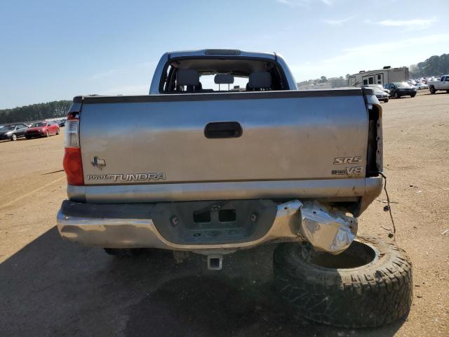 5TBET34116S543843 - 2006 TOYOTA TUNDRA DOUBLE CAB SR5 GRAY photo 6