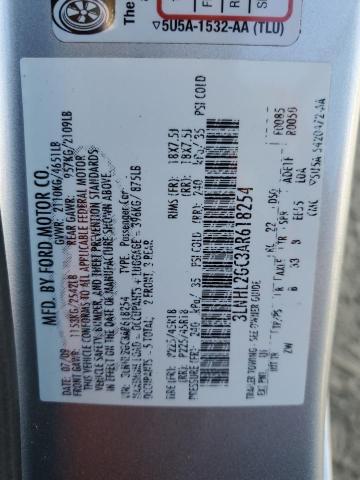 3LNHL2GC3AR618254 - 2010 LINCOLN MKZ SILVER photo 12