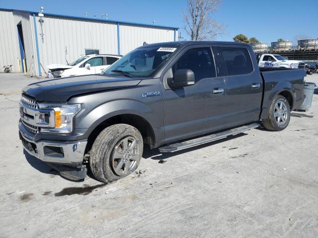 1FTEW1CP7KKC48384 - 2019 FORD F150 SUPERCREW GRAY photo 1