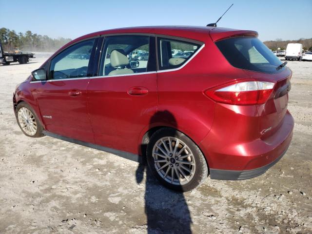 1FADP5BU2DL538378 - 2013 FORD C-MAX SEL RED photo 2