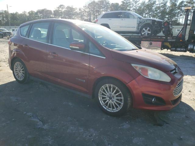 1FADP5BU2DL538378 - 2013 FORD C-MAX SEL RED photo 4