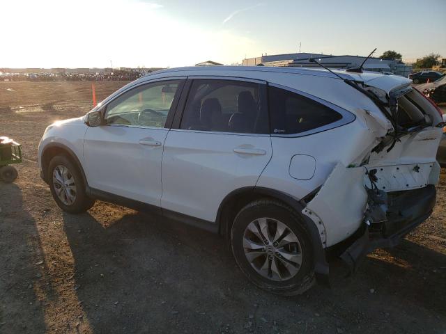 5J6RM4H75CL044870 - 2012 HONDA CR-V EXL WHITE photo 2