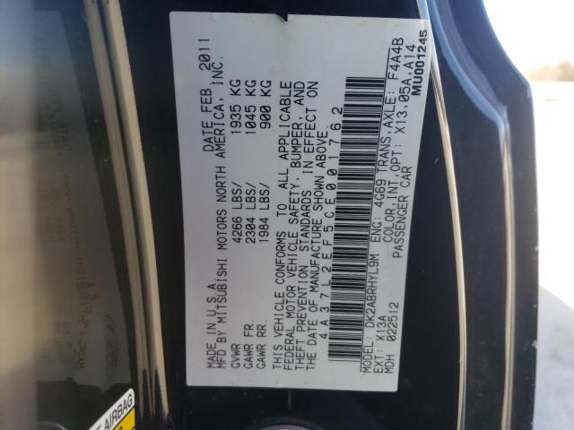 4A37L2EF5CE001762 - 2012 MITSUBISHI ECLIPSE SPYDER GS 黑色 照片 12