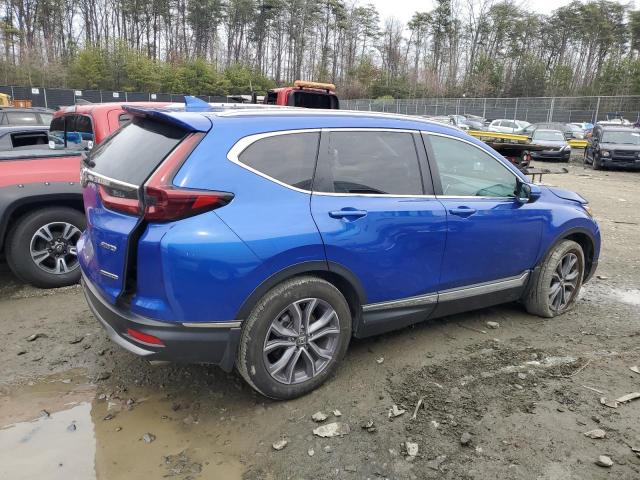 7FARW2H99LE012596 - 2020 HONDA CR-V TOURING BLUE photo 3