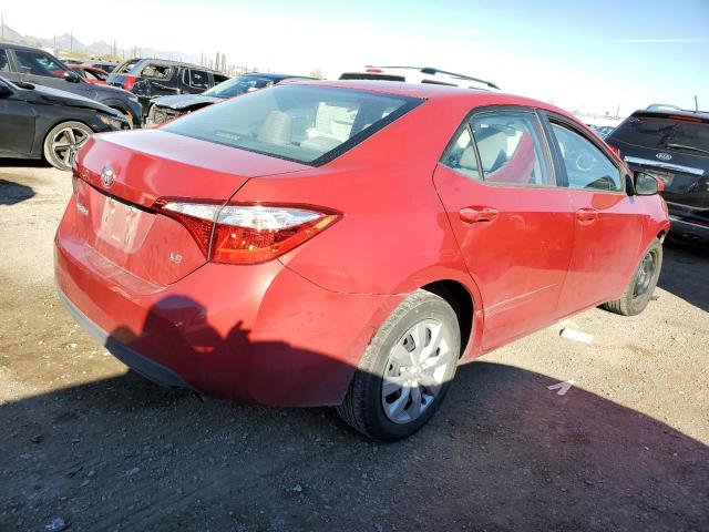 5YFBURHEXFP301522 - 2015 TOYOTA COROLLA L RED photo 3