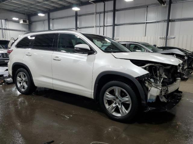 5TDDKRFH9ES005344 - 2014 TOYOTA HIGHLANDER LIMITED WHITE photo 4