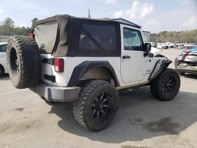 1C4AJWAG7EL131528 - 2014 JEEP WRANGLER SPORT WHITE photo 3