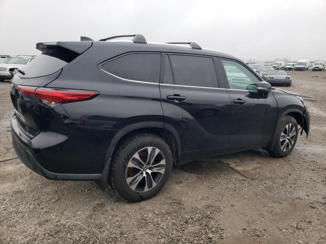 5TDHZRBH0LS511869 - 2020 TOYOTA HIGHLANDER XLE 蓝色 照片 3