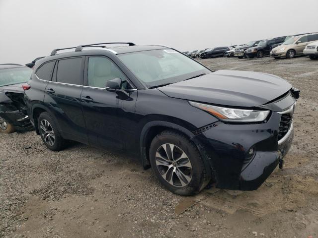 5TDHZRBH0LS511869 - 2020 TOYOTA HIGHLANDER XLE 蓝色 照片 4