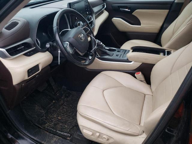 5TDHZRBH0LS511869 - 2020 TOYOTA HIGHLANDER XLE 蓝色 照片 7