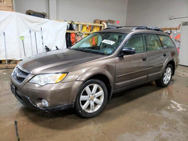 4S4BP61C287304669 - 2008 SUBARU OUTBACK 2.5I BROWN photo 1