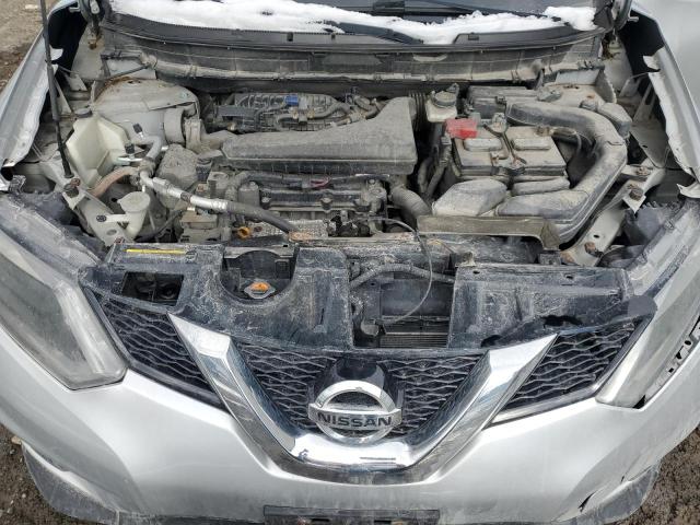 5N1AT2MV6FC821300 - 2015 NISSAN ROGUE S SILVER photo 11