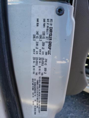 2C4RDGCG2DR553760 - 2013 DODGE GRAND CARA WHITE photo 14