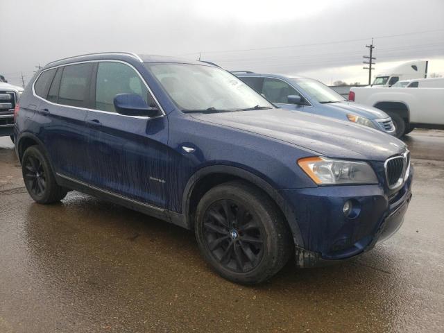 5UXWX9C52D0A13342 - 2013 BMW X3 XDRIVE28I BLUE photo 4