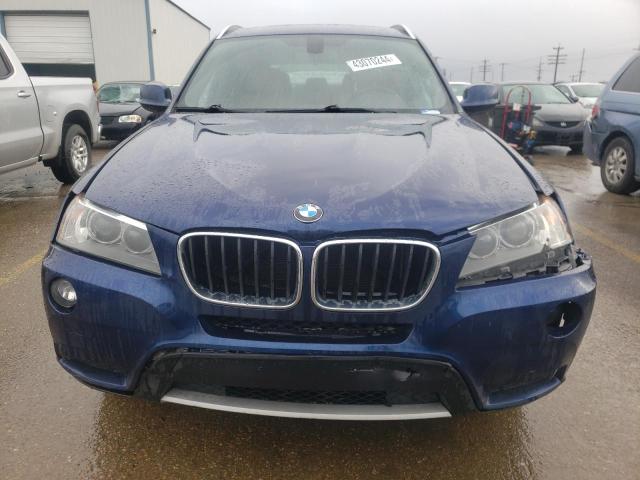 5UXWX9C52D0A13342 - 2013 BMW X3 XDRIVE28I BLUE photo 5