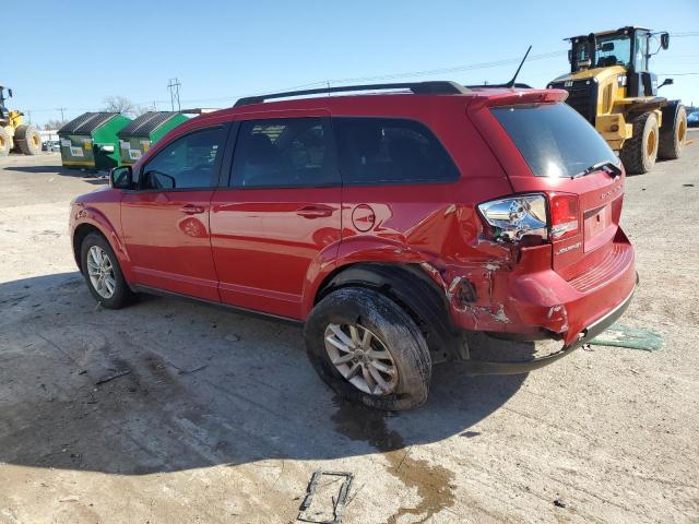 3C4PDCBB7JT196672 - 2018 DODGE JOURNEY SXT RED photo 2