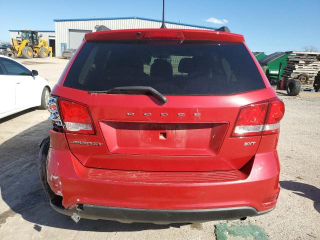 3C4PDCBB7JT196672 - 2018 DODGE JOURNEY SXT RED photo 6