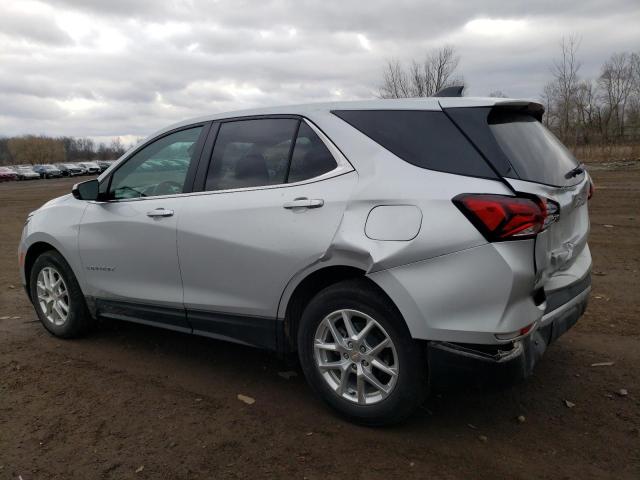 3GNAXKEV1NL101422 - 2022 CHEVROLET EQUINOX LT SILVER photo 2