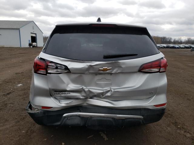 3GNAXKEV1NL101422 - 2022 CHEVROLET EQUINOX LT SILVER photo 6