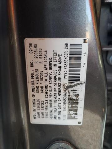 1HGCM66506A041465 - 2006 HONDA ACCORD EX GRAY photo 12