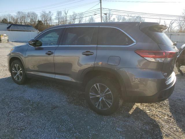 5TDZARFH6KS051430 - 2019 TOYOTA HIGHLANDER LE GRAY photo 2