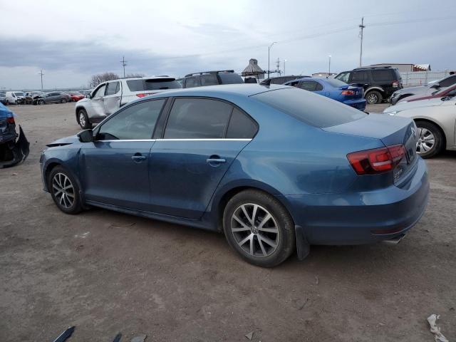 3VWDB7AJ7HM293753 - 2017 VOLKSWAGEN JETTA SE BLUE photo 2