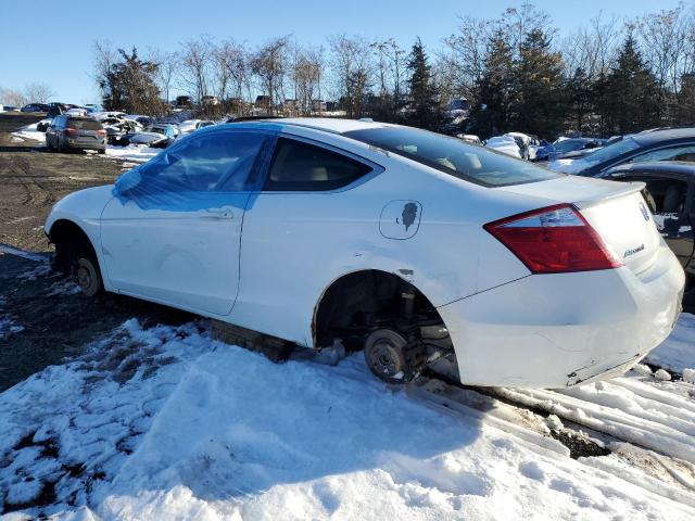 1HGCS12859A003596 - 2009 HONDA ACCORD EXL WHITE photo 2