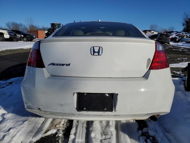 1HGCS12859A003596 - 2009 HONDA ACCORD EXL WHITE photo 6