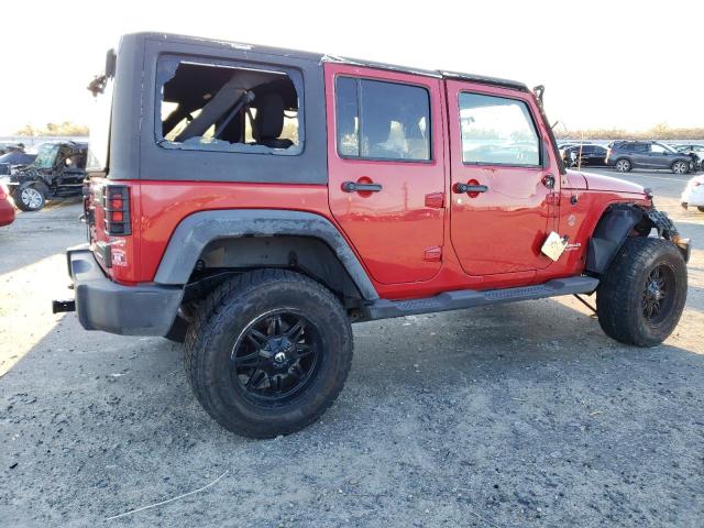 1J4HA3H19BL534298 - 2011 JEEP WRANGLER U SPORT RED photo 3