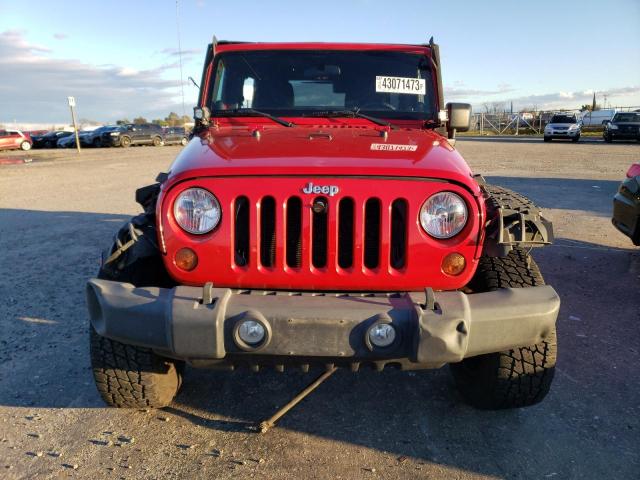 1J4HA3H19BL534298 - 2011 JEEP WRANGLER U SPORT წითელი ფოტო 5