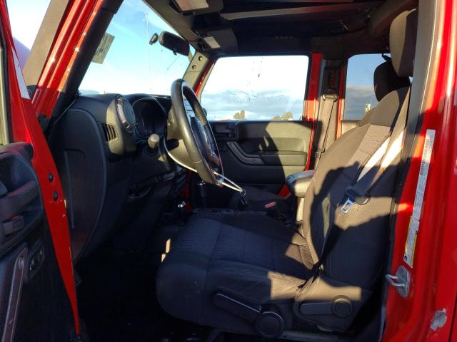 1J4HA3H19BL534298 - 2011 JEEP WRANGLER U SPORT წითელი ფოტო 7