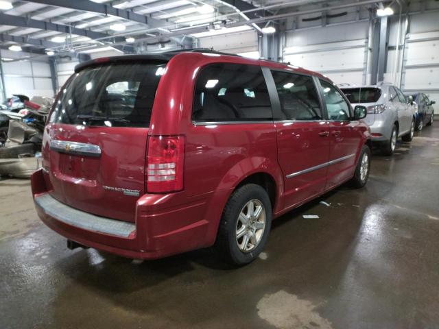 2A8HR54169R548220 - 2009 CHRYSLER TOWN & COU TOURING წითელი ფოტო 3